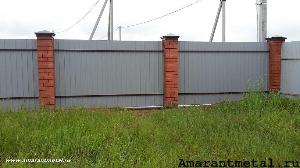 Строительство заборов в деревне Бояркино Забор серый.jpg